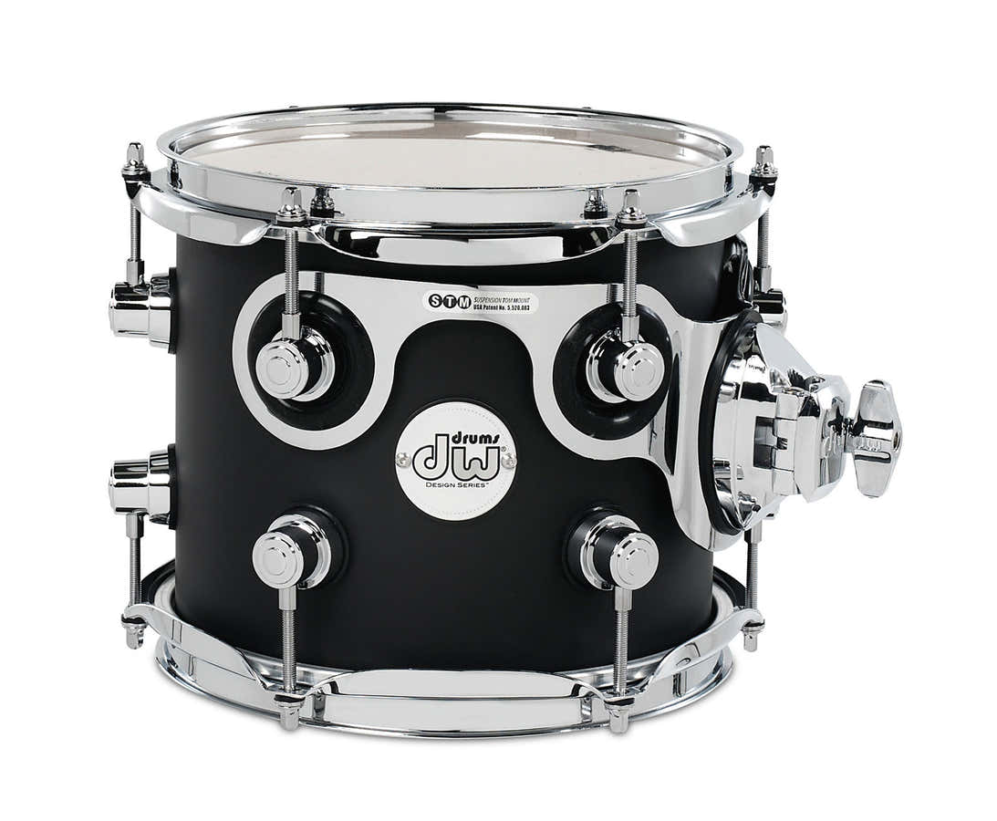 Tom 8" X 7" Design Black Satin