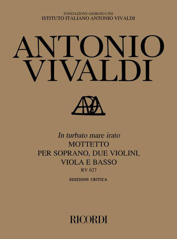Partitions Chant - Vivaldi In Turbato Mare Irato RV 627
