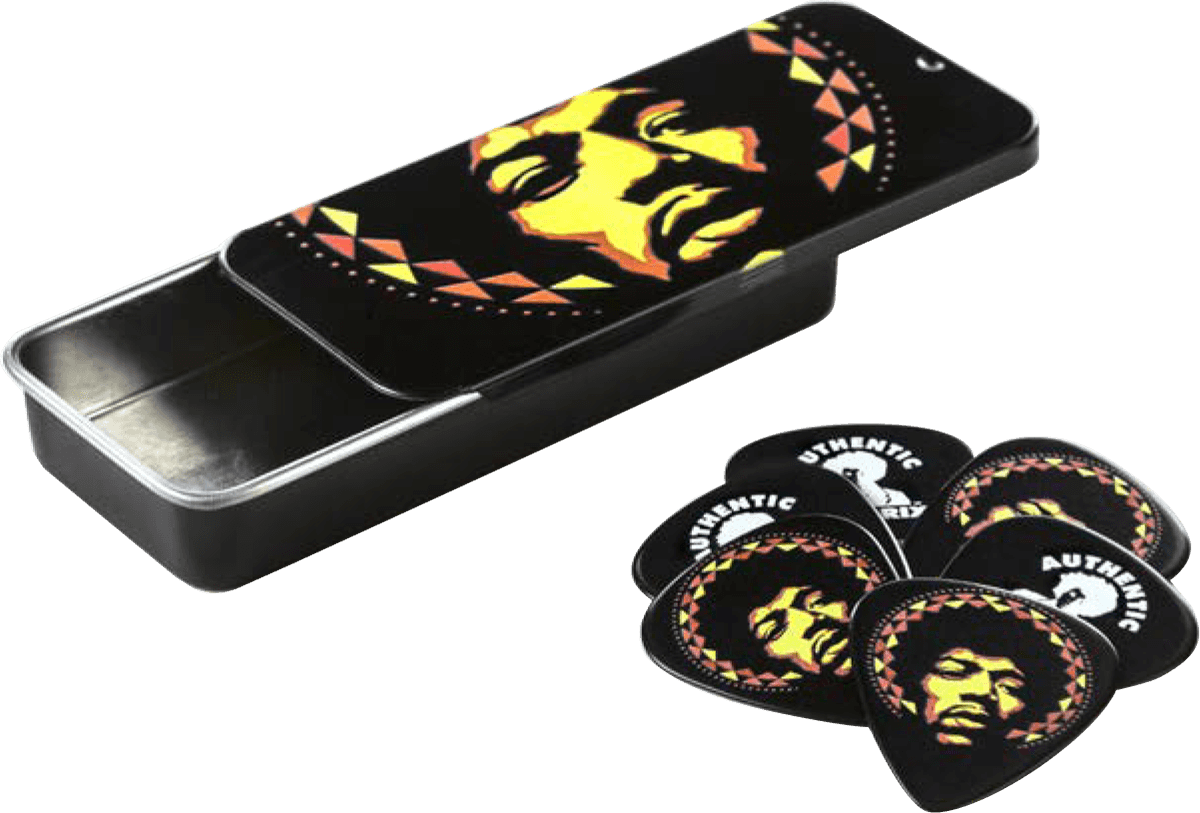 6 x Jimi Hendrix Aura Mandala Heavy Boîte