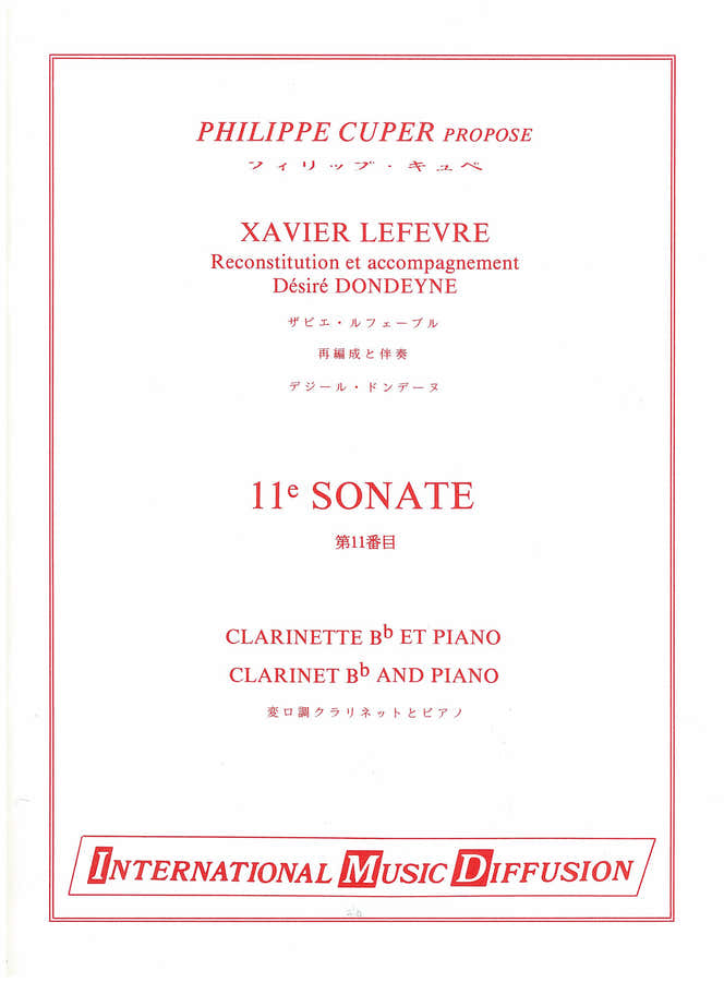Lefevre - 11° Sonate - Clarinette & Piano