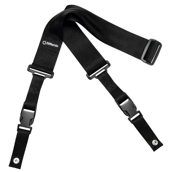 Dimarzio Cliplock Nylon Extra Short Noir DD2200BKS