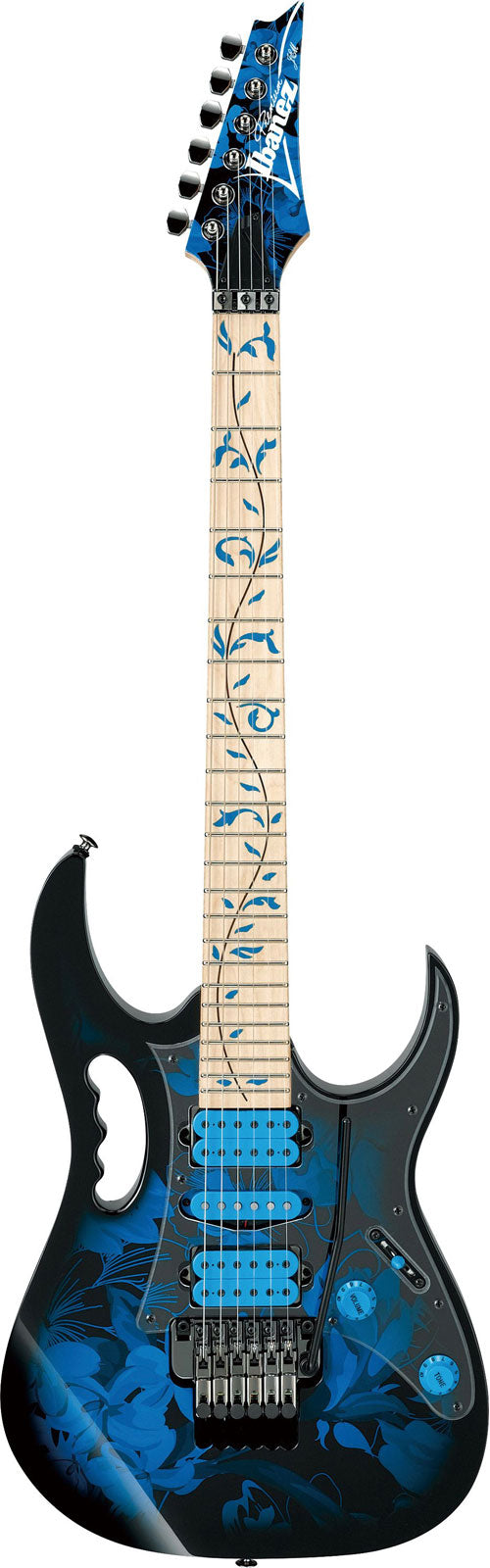 JEM77P-BFP Blauw bloemenpatroon Signature Steve Vai Premium
