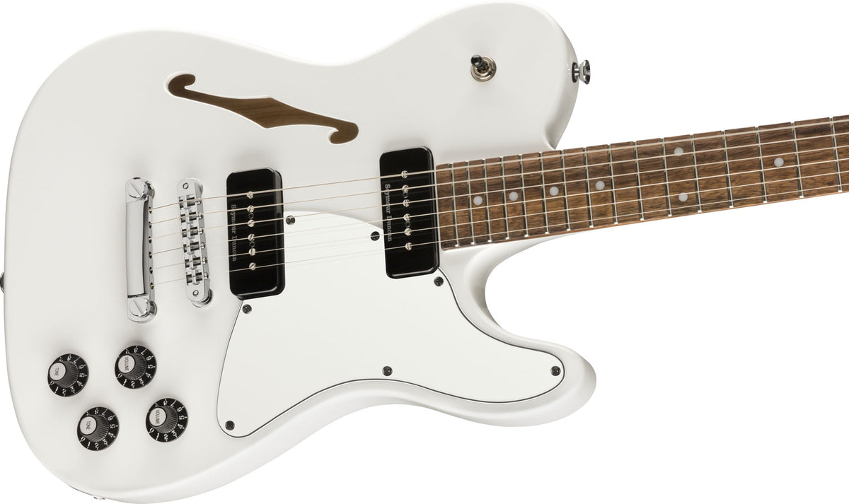 Telecaster JA-90 Thinline Signature Jim Adkins LRL White