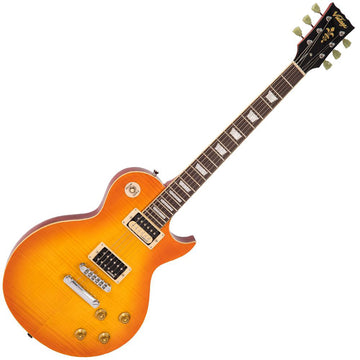 V100Thb Gevlamd esdoorn met overgang naar Honeyburst