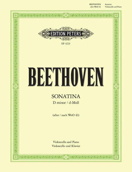 Beethoven L.V. - Sonatina D-moll - Violoncelle & Piano