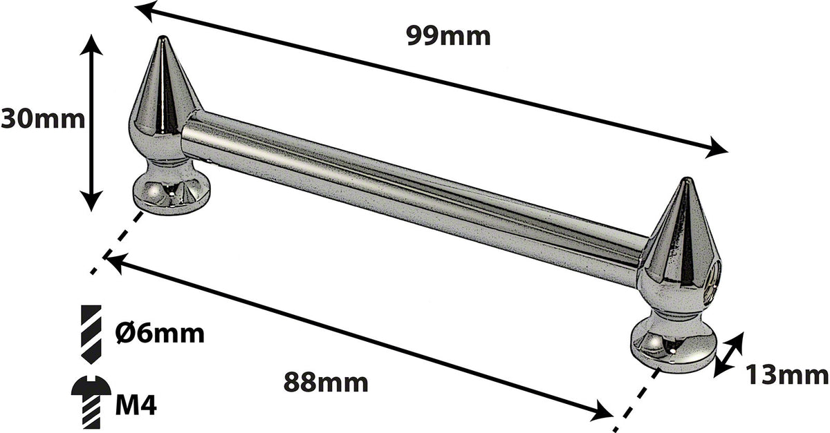 TL4D88 - Coquille Tube - 88mm - Double Tirant (X1)