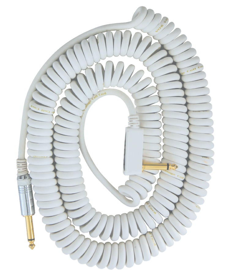 VCC90 Câble Jack Spirale 9M Blanc