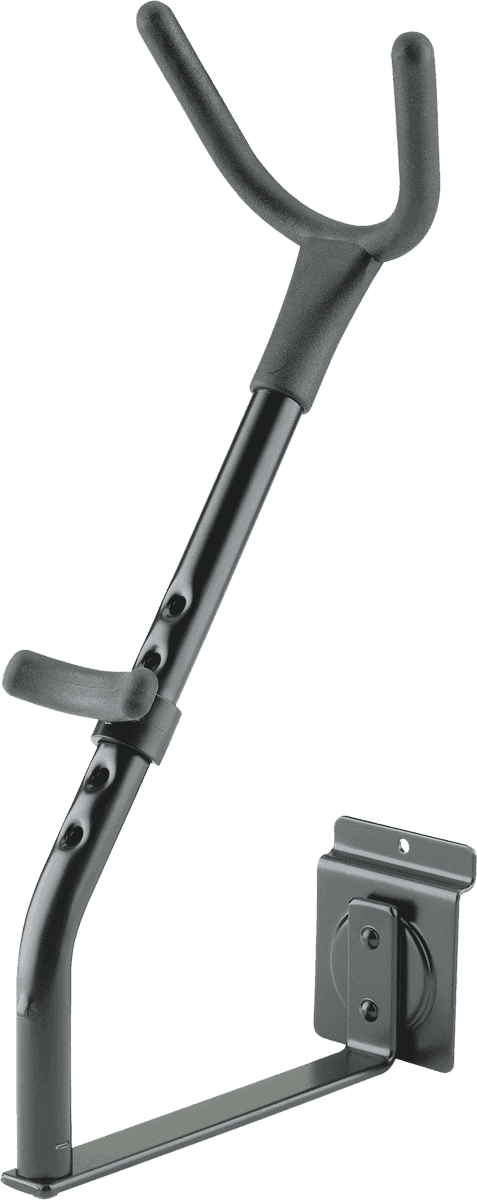 K&M 44240 Stand Noir Sax Panneau Rainure