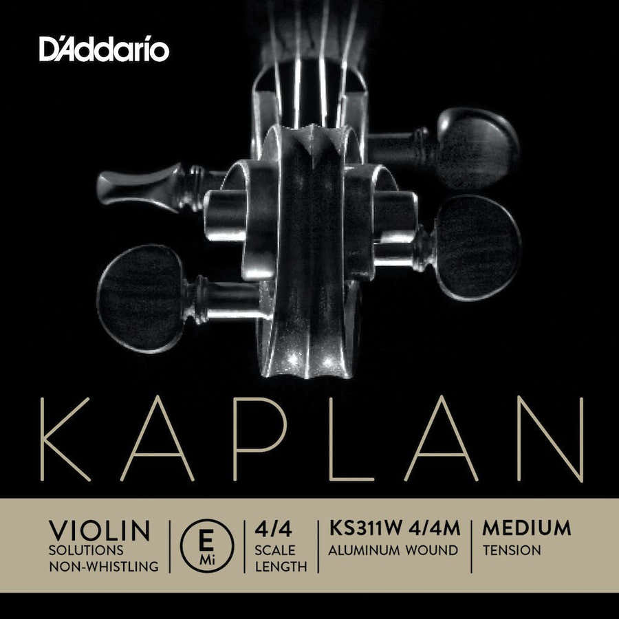 4/4 Kaplan Violon Corde De Mi Medium