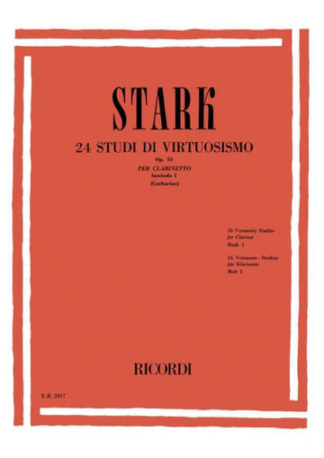 Stark R. - 24 Studi Di Virtuosismo Op. 51 - Clarinette