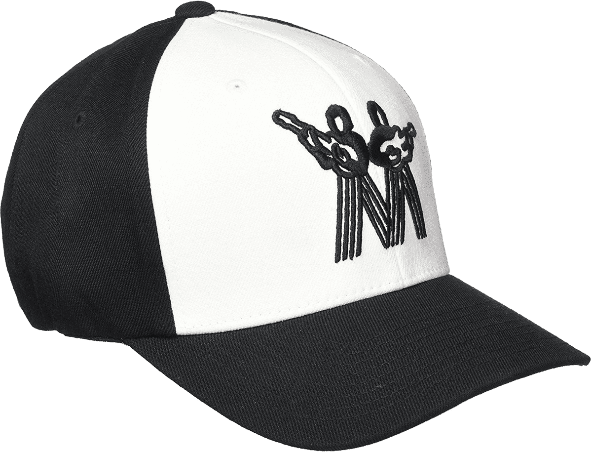 "L" Casquette Vintage Noire Logo MM Noir