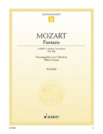 Mozart - Fantasia No. 19 C Minor KV 396 - Piano