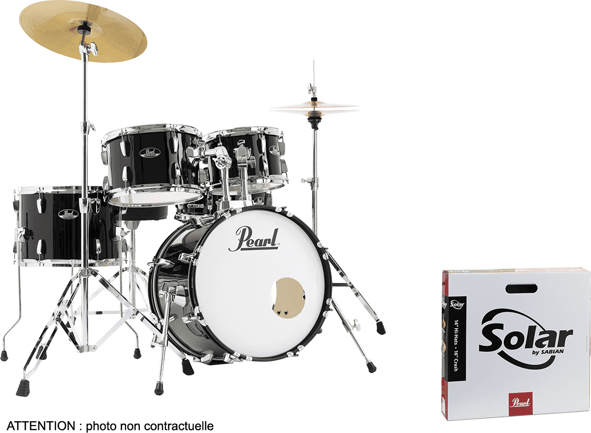 Roadshow 18 Jet Black + Solar Sabian