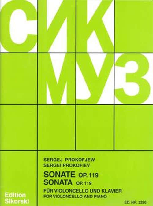 Prokofiev S. - Sonate Op.119 - Violoncelle & Piano