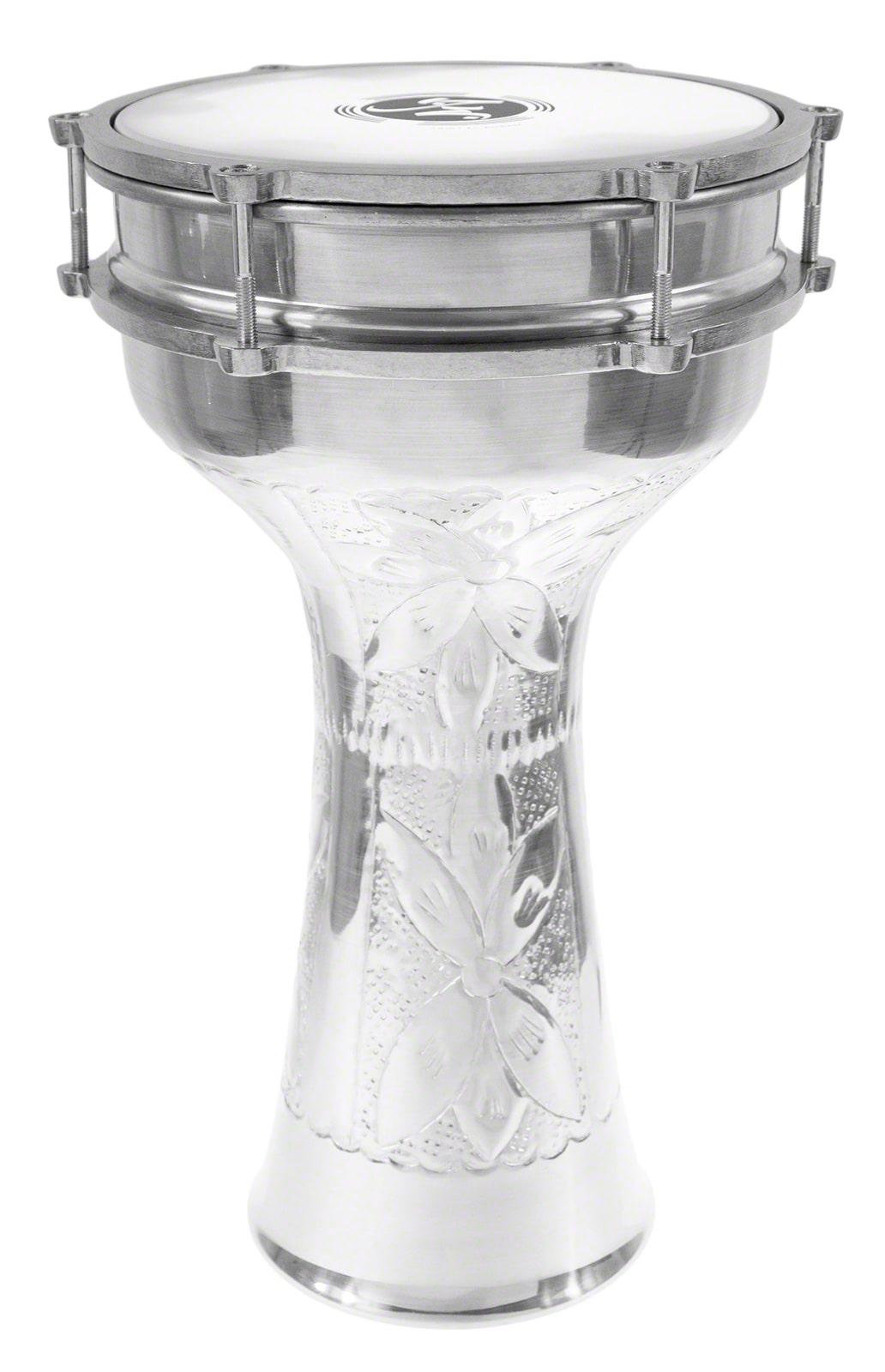 TA21EJ Darbouka Turque 41CM Grave Avec Cymbalettes