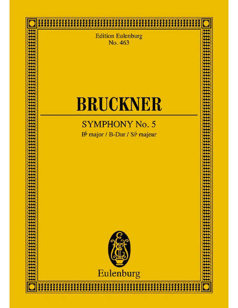 Bruckner - Symphonie No. 5 Sib Majeur - Orchestre