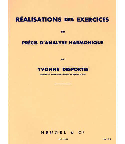 DESPORTES Y. - REALISATION DES EXERCICES DU PRECIS D'ANALYSE HARMONIQUE