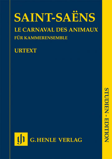 SAINT-saens Camille - Le Carnaval Des Animaux - Musique De Chambre - Score