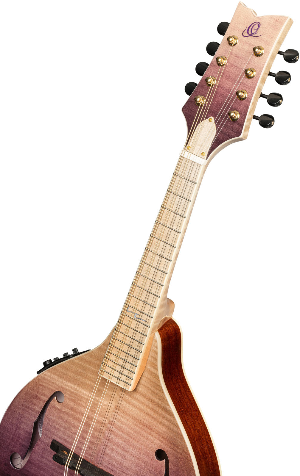 Americana A-Style-mandoline + Croco-leren koffer