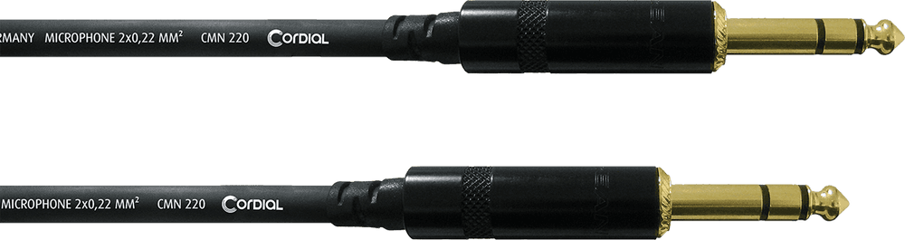 Cordial Câble Audio Jack Stéréo 3 M