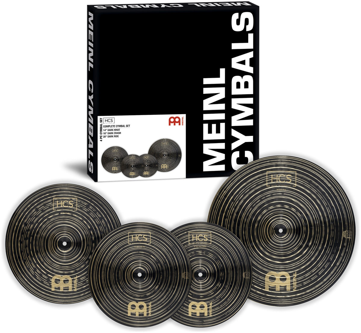 Pack HCS Dark 3 Cymbales 14/16/20""