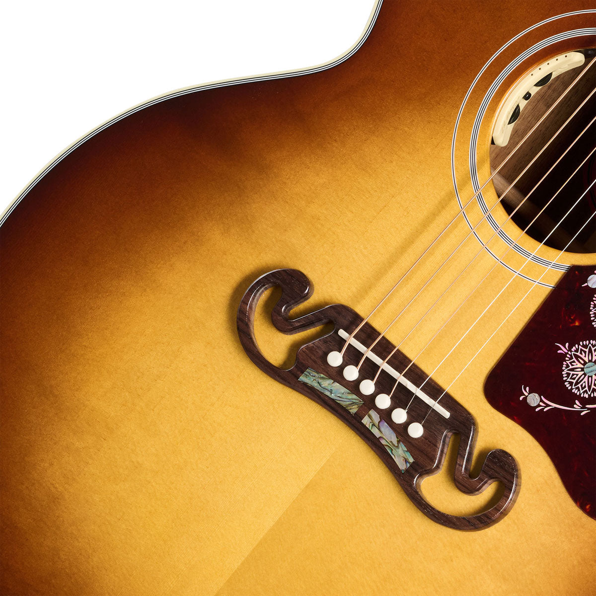 SJ-200 Elegant Koa Honingburst Modern
