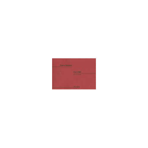 Donatoni F. - Clair (1980) 2 Pezzi - Clarinette