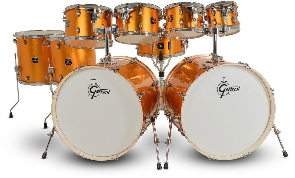 Drum-Set Energy Orange Sparkle
