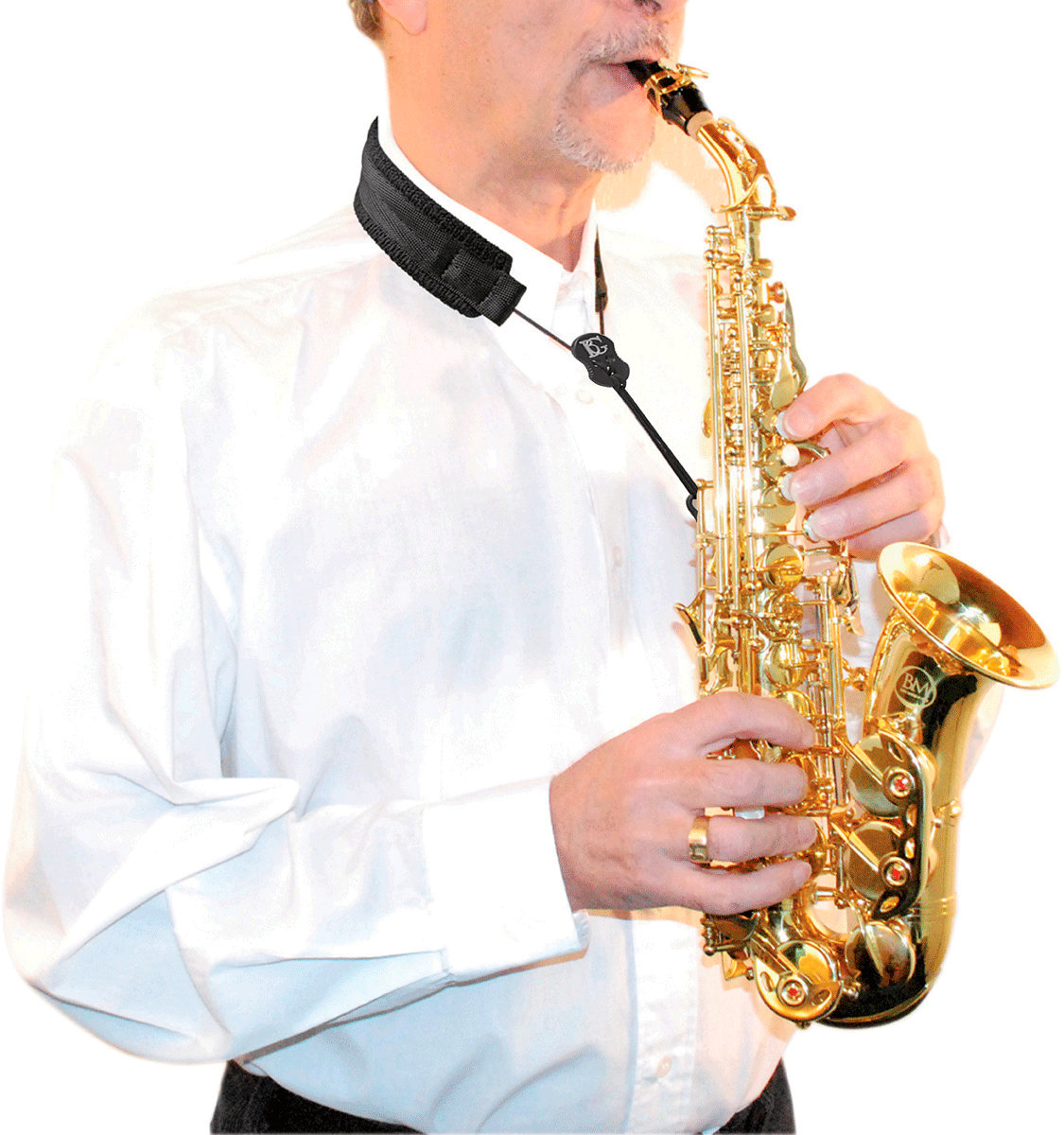 CURVED SOPRANO SAX  SNAP HOOK
