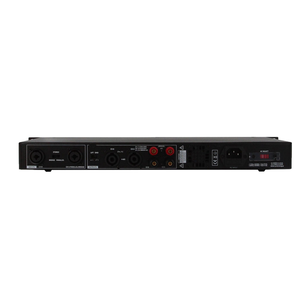Ma 1u 2180D - Amplificateur 1u 2X180W