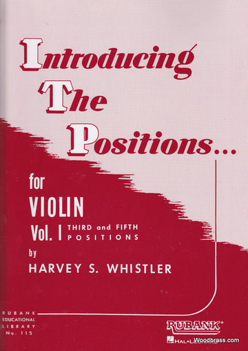 Whistler H. - Inleiding tot de posities Vol. 1 - Viool