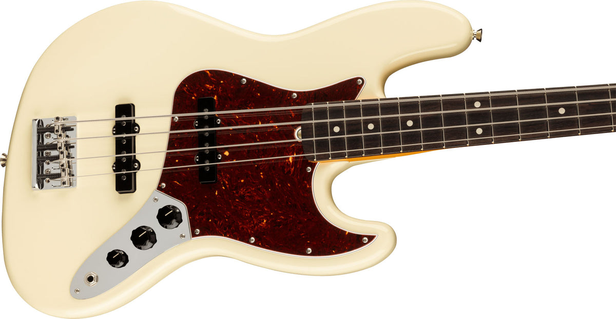 Jazz Bass American Professional II RW Olympisch wit