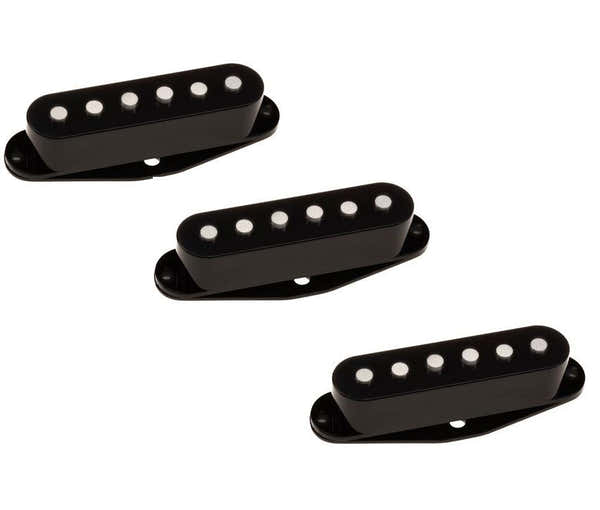 DM2001BK Kap voor Noiseless Single-Coil Set 3 Delig Zwart