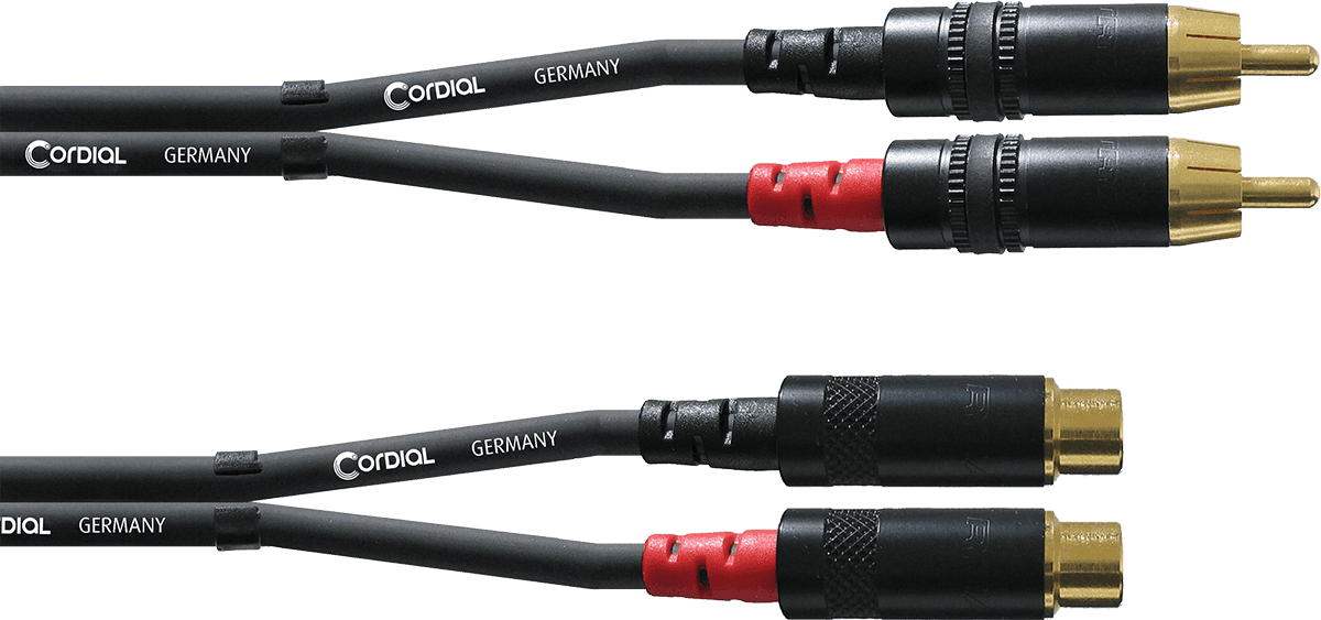 Audiokabel RCA Mannelijk/Vrouwelijk 3 M
