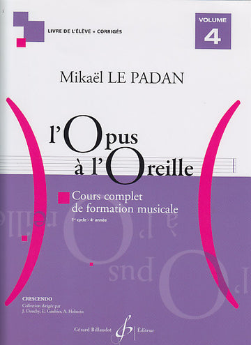 Le Padan Mikael - L'opus A L'oreille Vol.4 (eleve + Corriges)