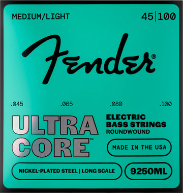 Ultracore Bass Strings, Nickel Plated Steel, Ball End, 9250ML 45-100, (4)