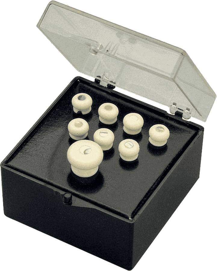 Set de Chevilles Blanc Point Perle
