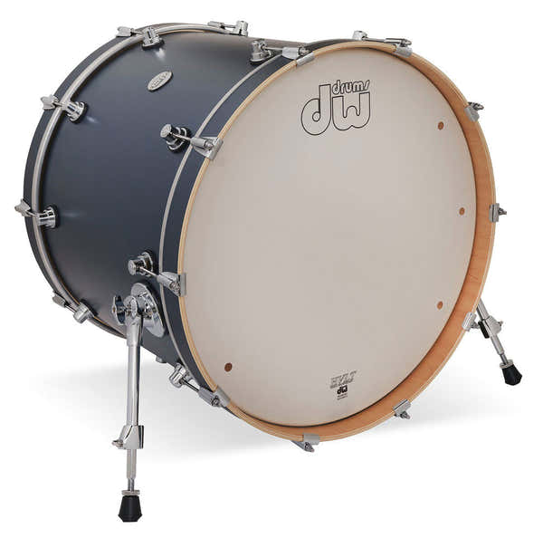 DW Drum Workshop BASSDRUM DESIGN BLUE SLATE DDLM1822KKBL