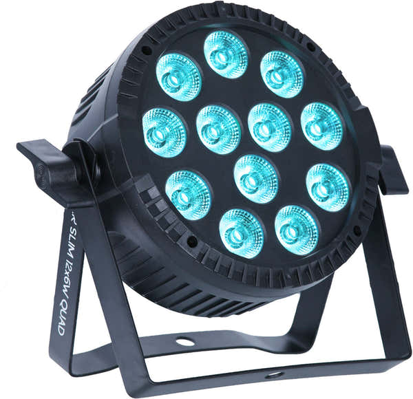 Power Lighting Par Slim 12X6W Quad