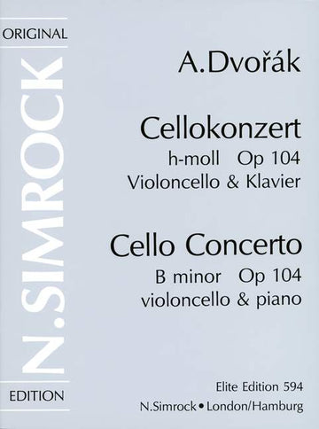 Dvorak Anton - Concerto In B Minor Op.104 - Cello And Piano