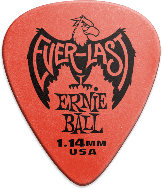 Médiators Everlast Sachet de 12 Rouge 1,14Mm