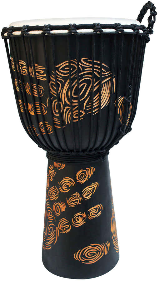 Djembe Street Series Gravé À La Main 10" Tssdj-Mhp