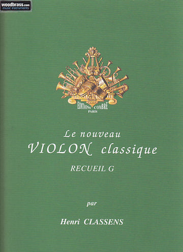 Classens - Nouveau Violon Classique Vol.g - Violon et Piano