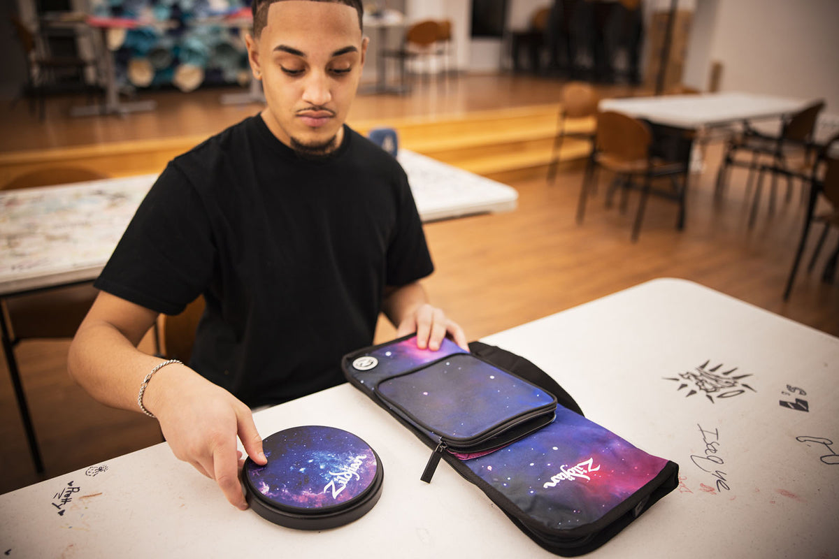 Housse Baguettes Etudiant Purple Galaxy