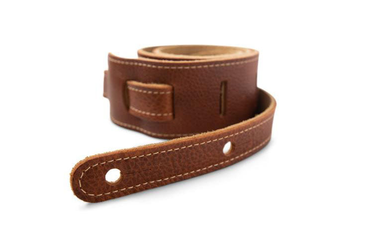 4100-25 Strap Medium Brown Leather Suede Back 2.5"