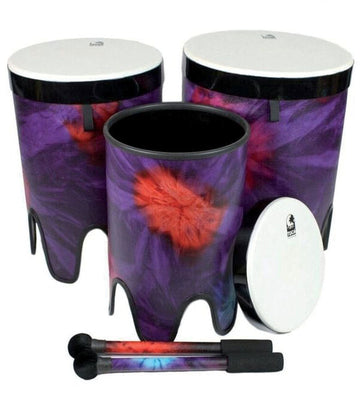 Nesting Drums Tom Tom Freestyle II Set De 3 (12/14/16) TF2NT-3PCWP Woodstock Purple
