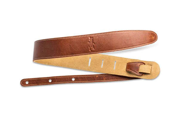 Taylor Guitars 4100-25 Strap Medium Brown Leather Suede Back 2.5"