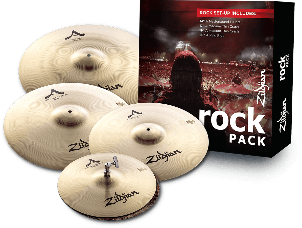 A0801r - Pack Cymbales Rock Serie A