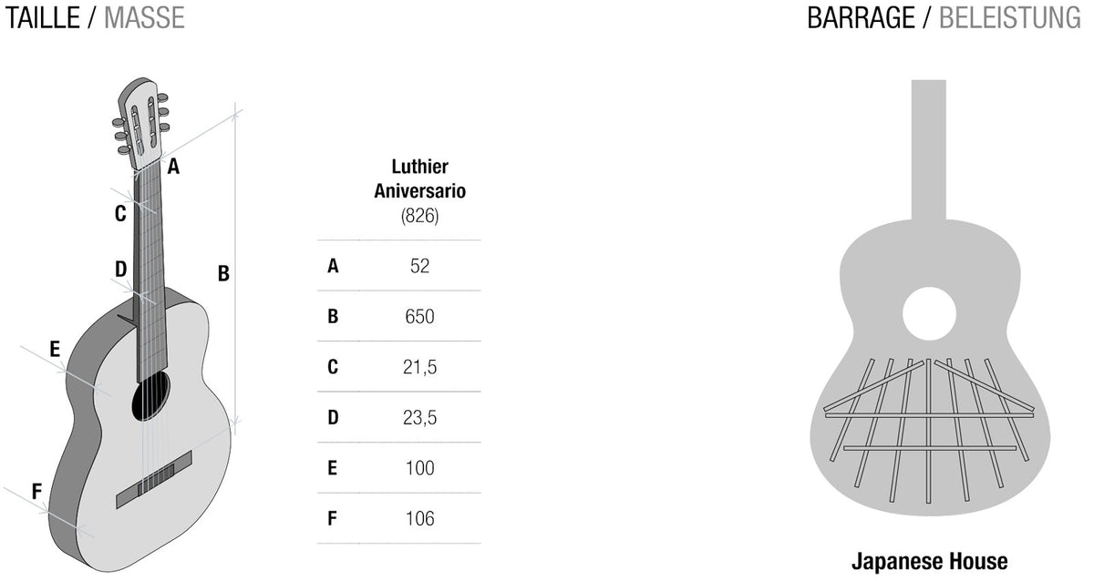 Professional Luthier Aniversario + 9650 Bam Iconic Case