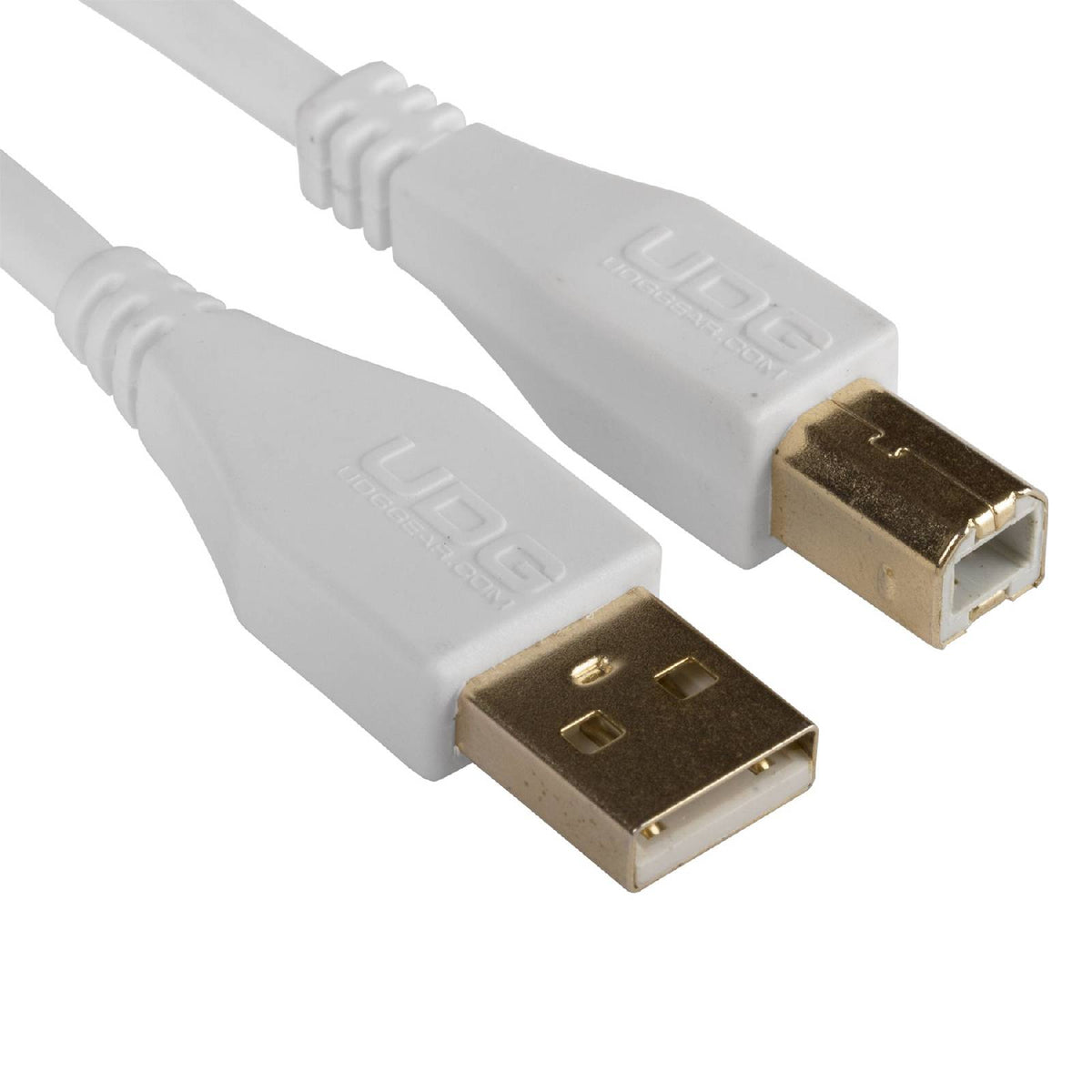U 95001 WH - Câble USB 2.0 A-B Blanc Droit 1m